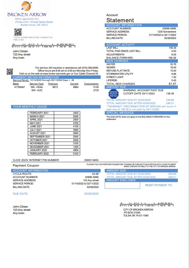  Minol USA business utility bill 